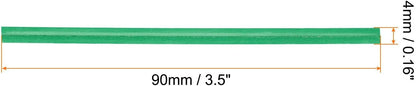 HARFINGTON 1000pcs Bag Twist Ties 3.5" Reusable Kraft Paper Twist Ties Wire Cable Ties for Party Bread Candy Cake, Green