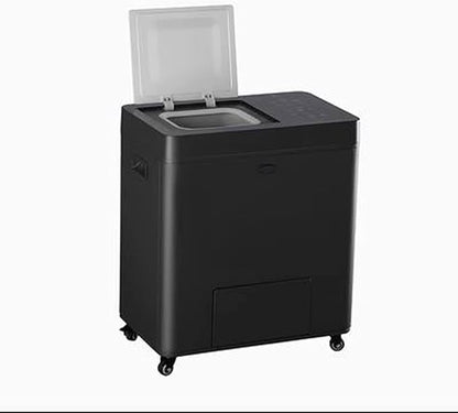 Kitchen Compost Bin, Kitchen Indoor Compost Bin, Smart Waste Kitchen Composter, Electric Composter with Single Button Design, Auto Food Cycler Kitchen Waste Disposer,Indoor Compost Bin with Lid