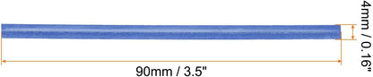 HARFINGTON 1000pcs Bag Twist Ties 3.5" Reusable Kraft Paper Twist Ties Wire Cable Ties for Party Bread Candy Cake, Blue