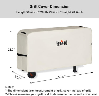 Outdoor Grill Table Cart, Pizza Oven Table Stand for Outdoor Indoor, 40" x 26" Stainless Steel Tabletop Dining BBQ Grill Table with Wheels for Food Prep, 3-Shelf Kitchen Cart Table with Cover