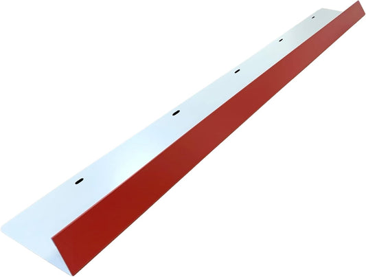 Eagle 1-26 Gauge 5 Foot Rain Diverter - Nails and Instructions Included (Mill Finish Aluminum, Copper, Galvanized, Stainless Steel & More) (1, Bright Red)