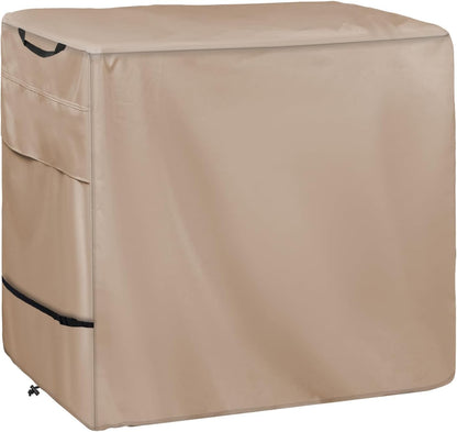 Outdoor Prep Table Cover - Heavy Duty Waterproof Cover for Outdoor Stainless Steel Table,Khaki
