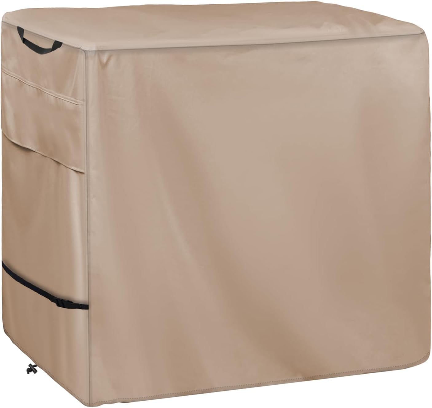 Outdoor Prep Table Cover -Khaki Heavy Duty Waterproof Cover for PC3404S Rolling Dining Table Compatible with 46 inch Outdoor Utility Cart