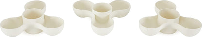 The HC Companies 8" Premium Plastic Pixie Planter 8.27"x8.27"x8" in Vanilla Bisque Color
