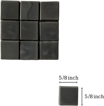 SMEIINIK 1.1lb Bulk Single Iridescent Color Mosaic Tiles for Crafts, Glass Mosaic Pieces for Mosaic Puzzles, Stained Glass Tiles for Mosaic DIY, Mosaic Making Supplies(AJ09-22)