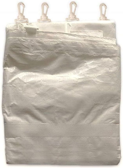 10' x 20' Economy Sidewall Kit for Canopy Tent, Complete Set of (2) White 10' and (2) 20' Side Walls for 7' Foot Height Party Frame and Outdoor Pole Tents, Tent Not Included