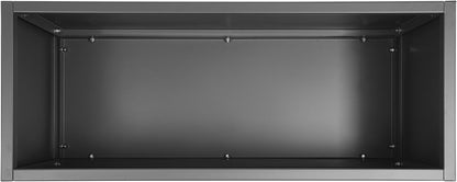 Steel Planter Box, 38" x 15" x 15" Rectangular Long Planter Metal Trough Box for Indoor Outdoor Tall Plants, Flowers or Shrubs (Gray)