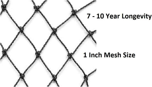 Excursions Aviary Netting 1" Heavy Knotted Poultry Net (25' x 25')