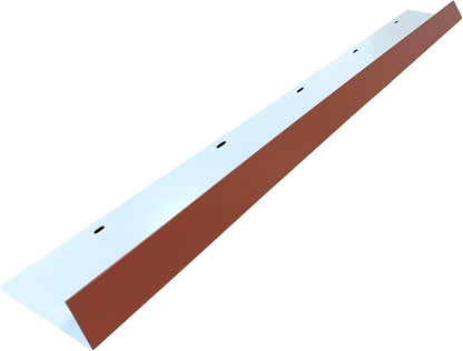 Eagle 1-26 Gauge 5 Foot Rain Diverter - Nails and Instructions Included (Mill Finish Aluminum, Copper, Galvanized, Stainless Steel & More) (1, Barn Red)