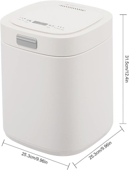 Electric Composter Machine: Smart Kitchen Composter with Fast 24-Hour Cycle, Odorless Food Recycler for Home, Turns Food Waste into Fertilizer for Garden