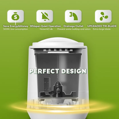 Save $80 Electric Composter & Meat Slicer Machine | Reduce Waste, Slice Perfectly | Food Waste Recycler & Deli-Style Slicer Bundle