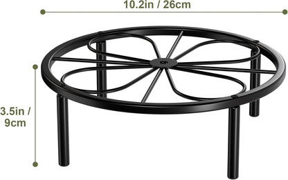 Plant Stand Plant Holder - Short Plant Riser for Garden Courtyard, Heavy Duty Flower Stand for Multiple Plant Indoor or Outdoor.