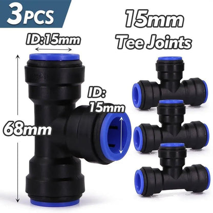 124.6FT Drip Irrigation System Kits Automatic Garden Watering Sprinkler with 1/2 &1/4 inch Tubing Hose Patio Misting Plant Irrigation Water Equipment Quick Connector for Greenhouse Flower Beds Lawn