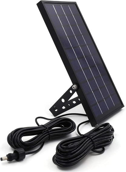 4-Spotlight Mini 50X Solar-Powered LED Spotlight (Warm White LED), Black Finish, Outdoor Garden Yard Landscape Downlight