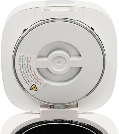 Electric Composter for Kitchen,Smart Compost Bin Indoor/Outdoor,2.5L Large Capacity Odorless Composter Kitchen Countertop,Auto-Cleaning Home Compost Machine (White)