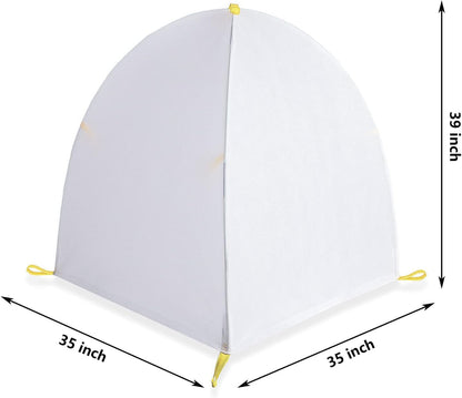 DECOHS 35 x 35 x 39 Inch Warm Plant Protection Tent-Winter Shrub Covers-Winter Snow & Frost Covers Protecting Fruit Tree Potted Plants from Freezing Animals Eating