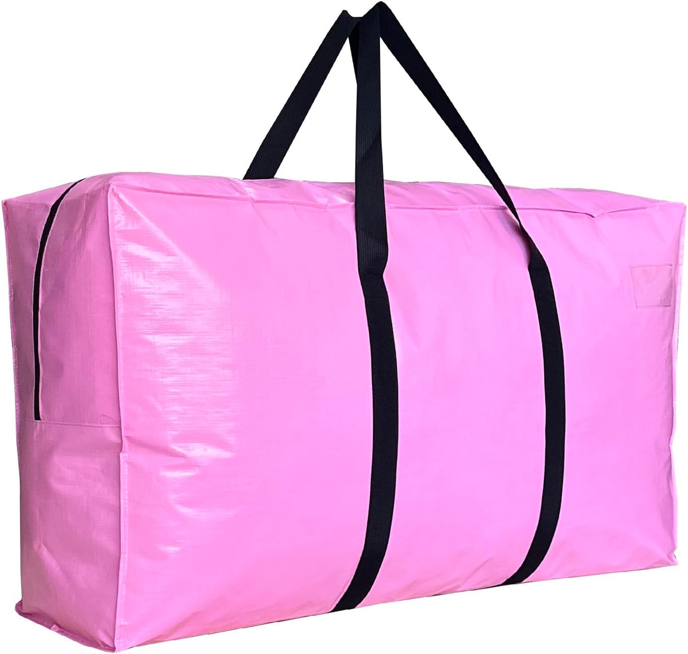 Extra Large Storage Bags, Jumbo Moving Tent Storage Bags, Waterproof Foldable Big Pink XL Duffle Bag for Travel, 38x23x11inch - 1PACK