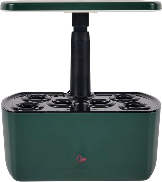 AeroGarden Harvest Lite, Indoor Garden Hydroponic System with LED Grow Light, Holds up to 6 AeroGarden Pods, Green