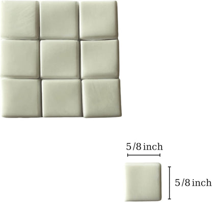SMEIINIK 1.1lb Bulk Single Iridescent Color Mosaic Tiles for Crafts, Glass Mosaic Pieces for Mosaic Puzzles, Stained Glass Tiles for Mosaic DIY, Mosaic Making Supplies(AJ01-20)