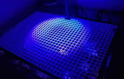 Fluorolite Plastics| Egg Crate Panel | Polystyrene | Color - White | Nominal 24" x 48" with 1/2" x 1/2" x 3/8" Cell Size (Custom Size Available) 2x4 Egg Crate Ceiling Panel | 4 Pack