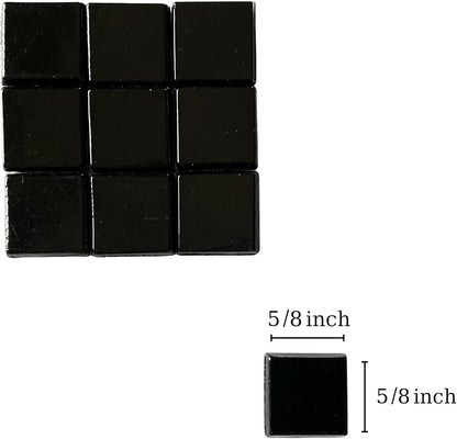 SMEIINIK 1.1lb Bulk Single Iridescent Color Mosaic Tiles for Crafts, Glass Mosaic Pieces for Mosaic Puzzles, Stained Glass Tiles for Mosaic DIY, Mosaic Making Supplies(AJ49-38)