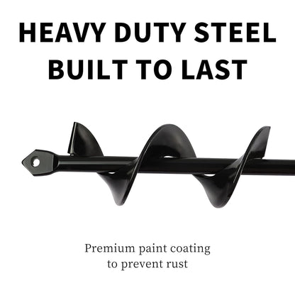 Garden Auger Drill Bit for Planting – 1.6x9 Inch Garden Auger,Rapid Planter Bulb & Bedding Plant Auger for 3/8" Hex Drive Drill – Ideal Bulb Planter Tool for Tulips