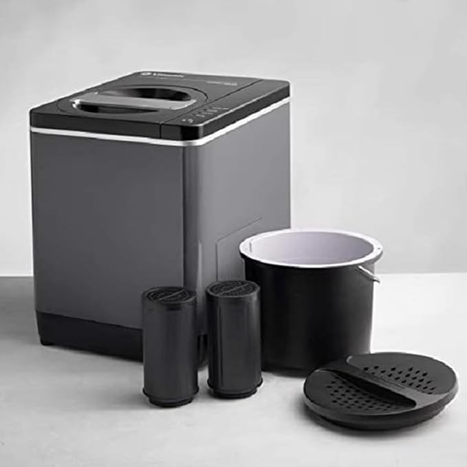 Electric Composter for Kitchen, 2.5L Auto Food Cycler Compost Machine, with 3 Working Modes, One-Touch Turn Food Waste to Compost