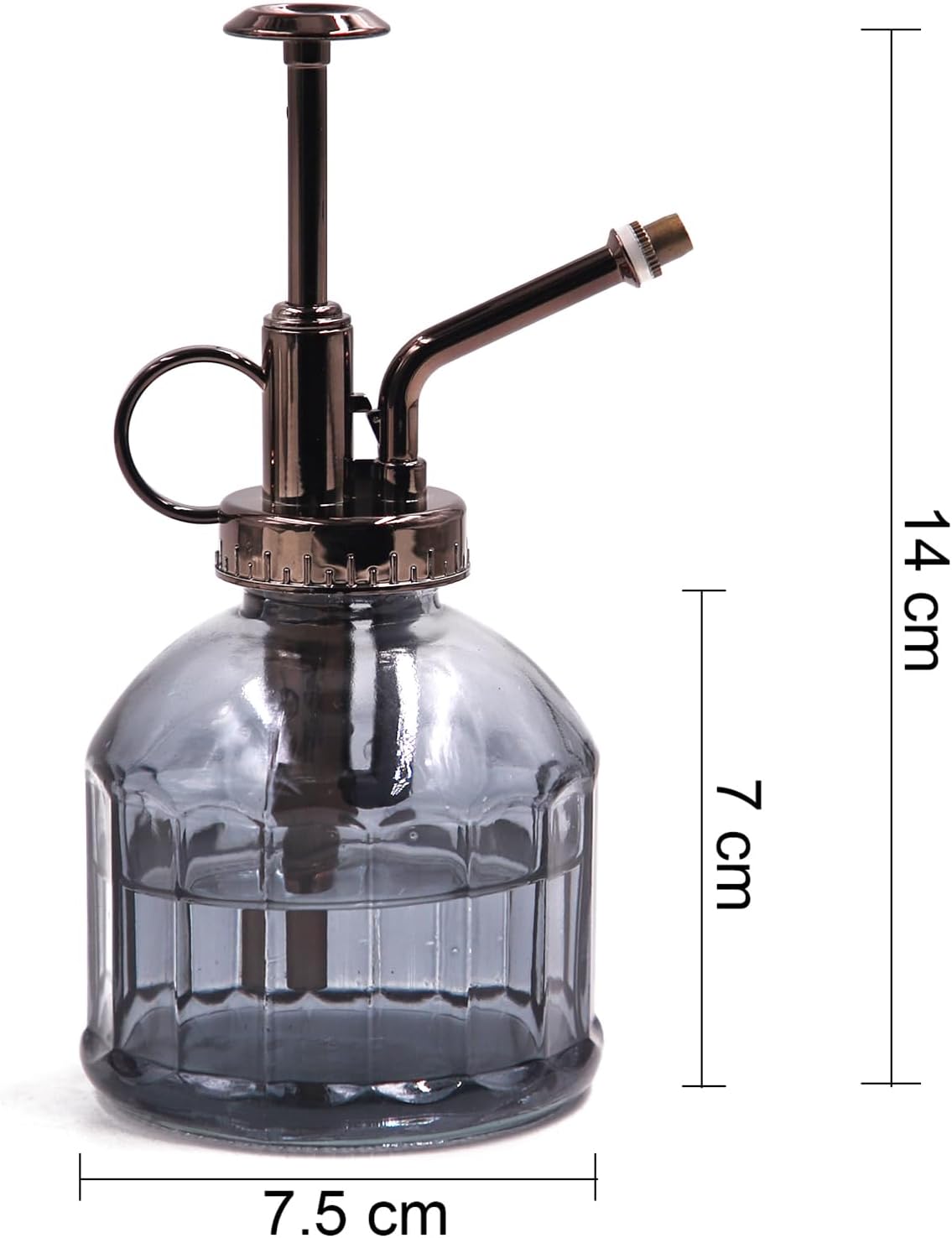 OFFIDIX Glass Plant Spray Bottle Plants Mister for Inside Small Watering Can for Indoor House Vintage Plant Spritzer Succulent Watering Sprayer Bottle