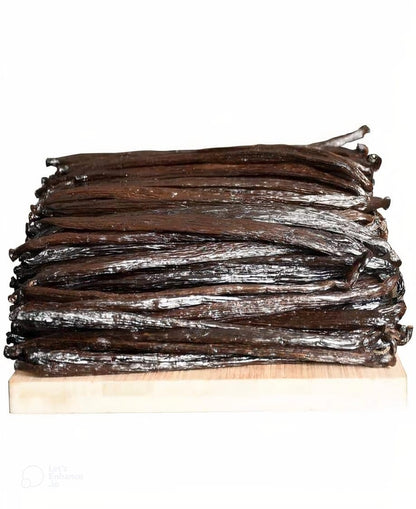 Uganda Vanilla Beans by Pearl Organic Vanilla - 50 Organic Whole Grade A Pods for Homemade Vanilla Extract, Baking & Brewing
