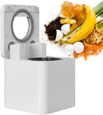 Odorless Countertop Smart Compost Bin, Turns Waste into Dry Fertilizer, Compost Bin for Indoor, Electric Composter for Kitchen,220V