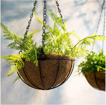 Coco Liners for Planters 16 Inch 2PCS Round Shape Coco Liner Coir Fiber Replacement Liner for Wall Basket Planters