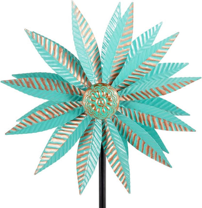 Wind Spinners Outdoor,Garden Windmill for Yard 57.9 Inches Metal Kinetic Wind Spinner for Outdoor Garden Patio Yard Decor