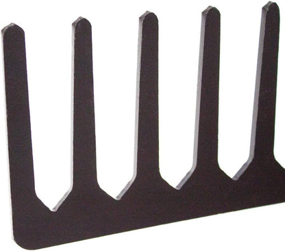 Bully Tools 92311 16-Inch Level Head Rake with Fiber Glass Handle and 14 Steel Head Tines, 60-Inch