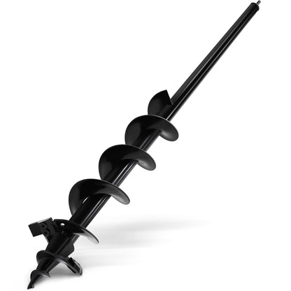 SYITCUN Auger Drill Bit for Planting - 3"X36" Heavy-Duty Garden Auger Spiral Drill Bit - Bulb Planter Tool & Auger Post Hole Digger - 3/8" Hex Drive Drill