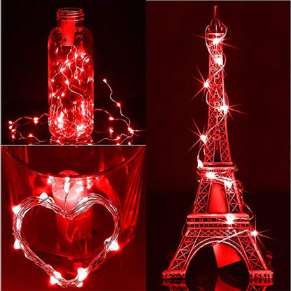 YEGUO Red Halloween Lights Outdoor Waterproof, 4 Pack Each 33ft 100 LED Solar Fairy Lights, 8 Modes String Light for Outside