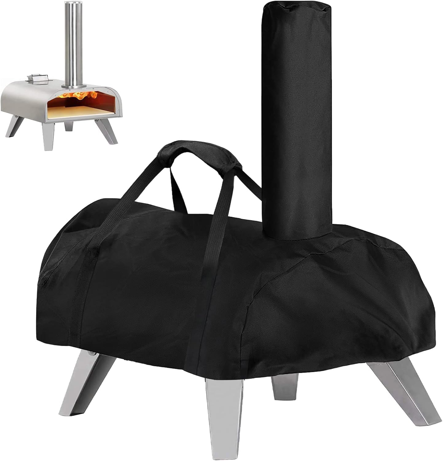 Pizza Oven Cover for BIG HORN 16,TwoPone Waterproof Pizza Oven Accessories Carry Cover for Outdoor