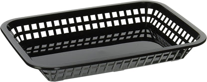 TableCraft Products C1077BK Grande Basket, Black (Pack of 12)