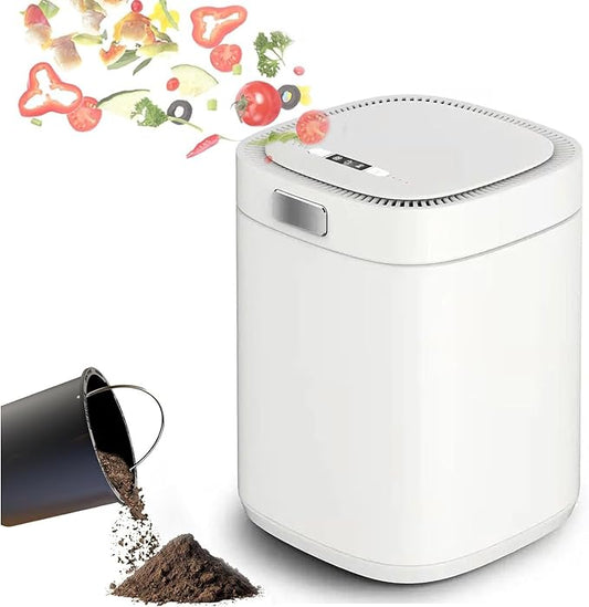 Kitchen Organics Waste Compost Bin Garbage Recycling Food Waste Disposer 2.5L Electric Composter for Kitchen,Helps Turn Food Waste Into Pre-Compost,