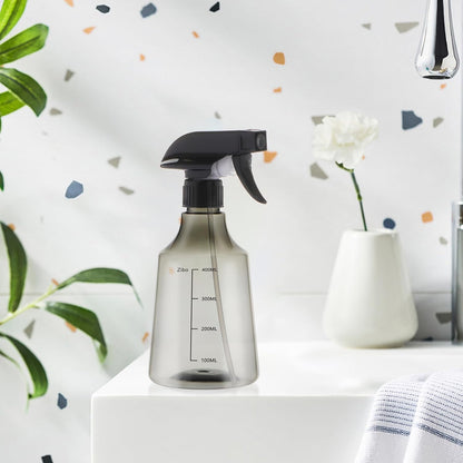 driew Plant Mister Spray Bottle, 13.6oz 400ML Plant Mister Water Spray Bottle with Scale for Plants Misting Bottle Water Fine Mist,Grey