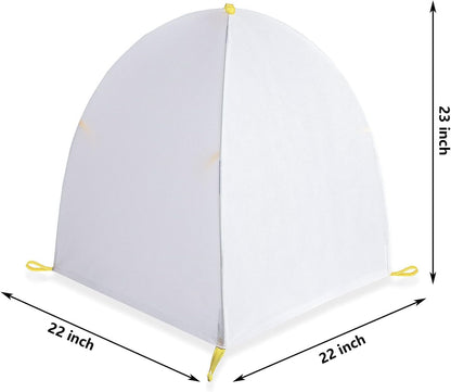 DECOHS 2 Pcs 22 x 22 x 23 Inch Winter Shrub Cover -Winter Snow & Frost Covers with Stakes -Warm Plant Protection Tent Protecting Fruit Tree Potted Plants from Freezing Animals Eating