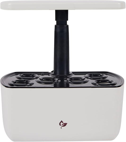 AeroGarden Harvest Lite, Indoor Garden Hydroponic System with LED Grow Light, Holds up to 6 AeroGarden Pods, Cream