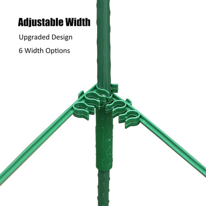 Orgrimmar Tomato Cages Garden Plant Support Stakes Outdoor Vegetable Trellis for Vertical Climbing Plant Up to 63“,3 Packs