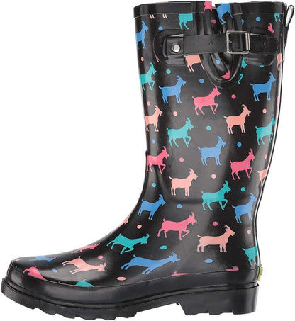 Western Chief Women's Tall Waterproof Rain Boot Outdoor Garden Shoes