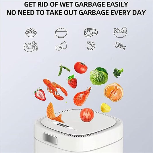 Electric Composter for Kitchen, 500W Kitchen Compost Bin with Smart LED Screen, Ample 2.5 Liters Capacity and Adjustable Work Modes, Automatic Cleaning and Fast Eliminating Odors, for Counter