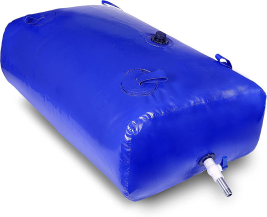MXQMKL 4000 L/1000 gal Water Bladder Storage Containers, Foldable Portable Water Tank Large Capacity Soft Water Bag, Drought Resistance, Fire Prevention, Emergency Water
