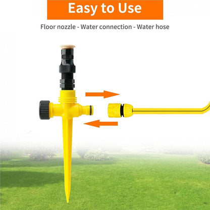 360° Rotation Auto Irrigation System Garden Lawn Sprinkler Patio, Garden Sprinkler Lawn Sprinkler, 90°/180°/360°, Adjustable at Will for Outdoor Grass Garden Yard Lawns (3 PCS)