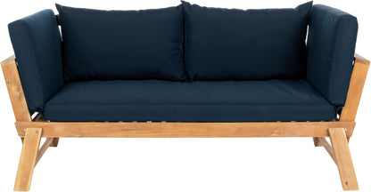 SAFAVIEH PAT6745A Outdoor Collection Tandra Grey Modern Contemporary Daybed Day Bed