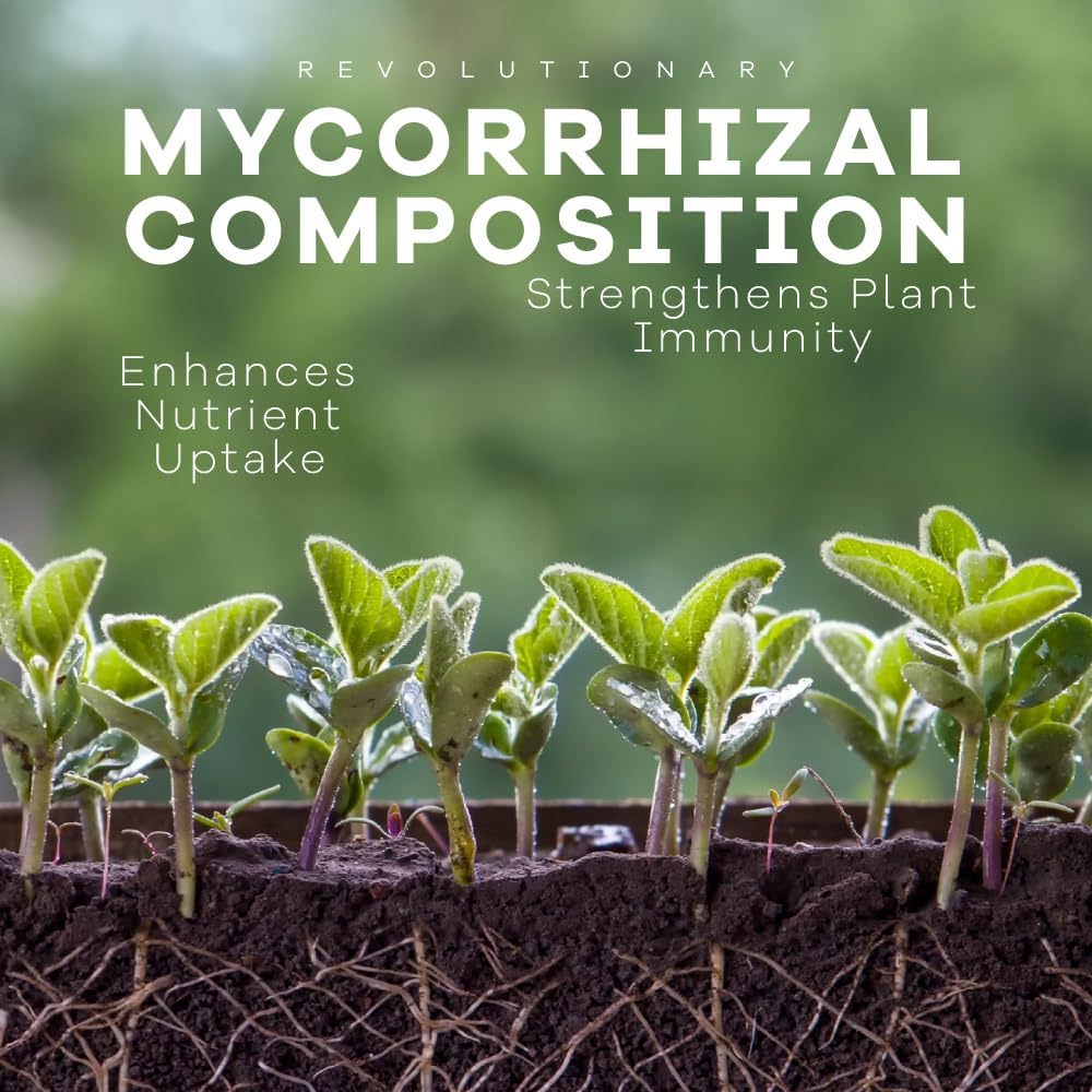 DYNOMYCO Granular Mycorrhizal Fungi Inoculant, 750g / 26.50oz – Boosts Root Growth, Yields & Nutrient Uptake – 900 Propagules/g, Concentrated Granules, & OMRI Listed – Biofertilizer for Plant Growth