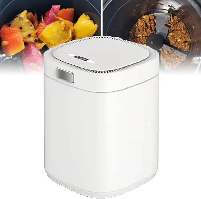 Electric Kitchen Composter, Smart Kitchen Waste Composter, 2.5L Capacity, Automatic Food Waste Cycler, Transform Garbage into Nutrient-Rich Dirt for Lawn, Garden or Home Potted Plants