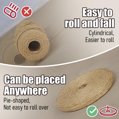 PerkHomy Garden Twine Strong Natural Jute 400 Feet Long Brown Twine for Gardening Tomato Climbing Plant Tie Floristry Crafts Gift Wrapping Packing Decor (Brown 2mm * 400feet)